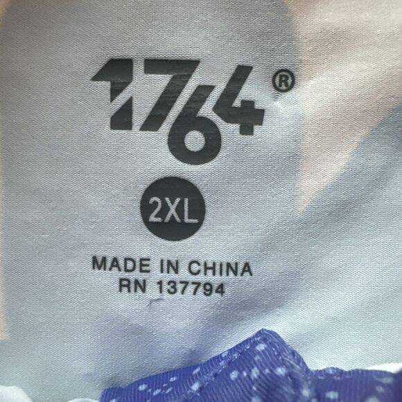 Rare 1764 LACC 123rd US OPEN Golf Polo Men’s 2XL Blue Pop-out Logo RN 137794 - Picture 9 of 11